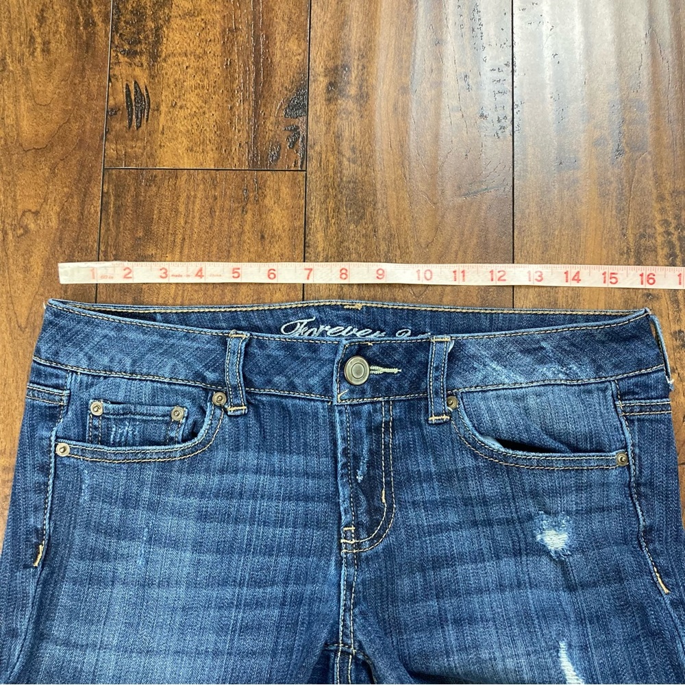 FOREVER 21 Women’s Jeans Denim Boot Cut Low Rise Stretch Size 29 - Picture 6 of 12